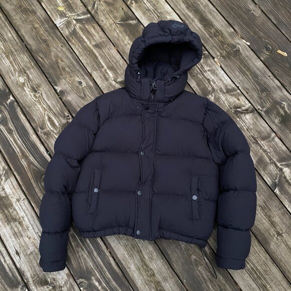 TNA The Super Puff Jacket Small Black Coat SEE DESCRIPTION - Picture 4 of 12